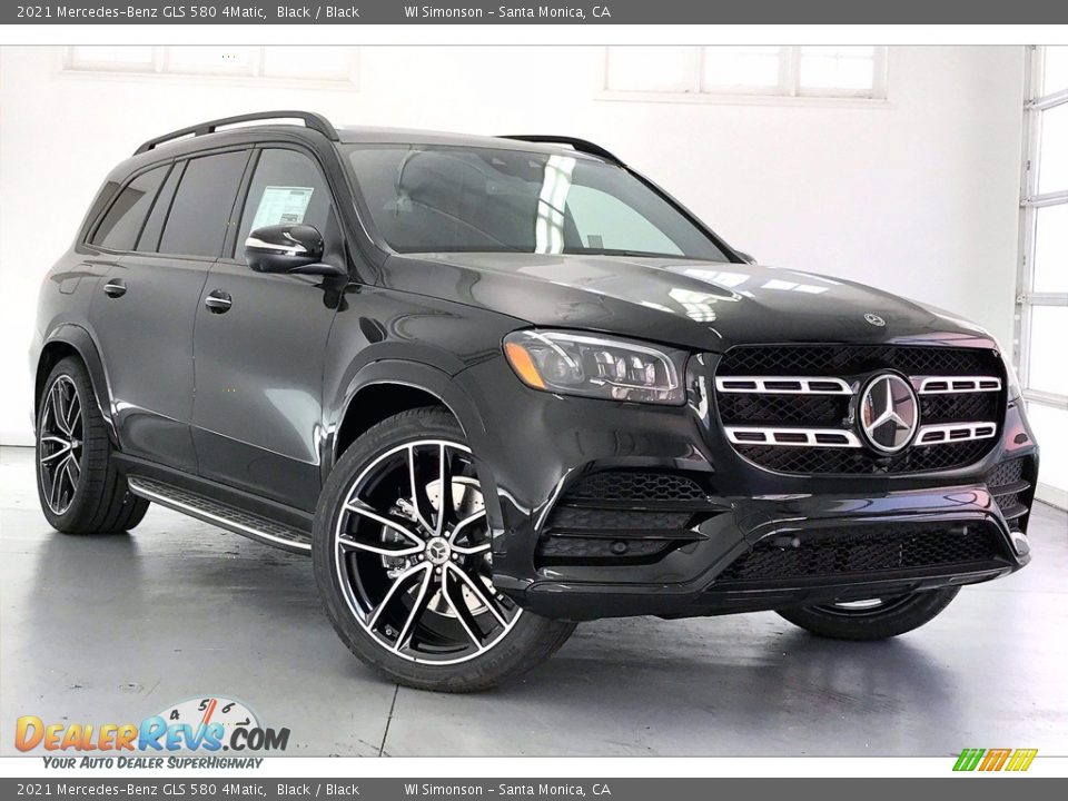 2021 Mercedes-Benz GLS 580 4Matic Black / Black Photo #12