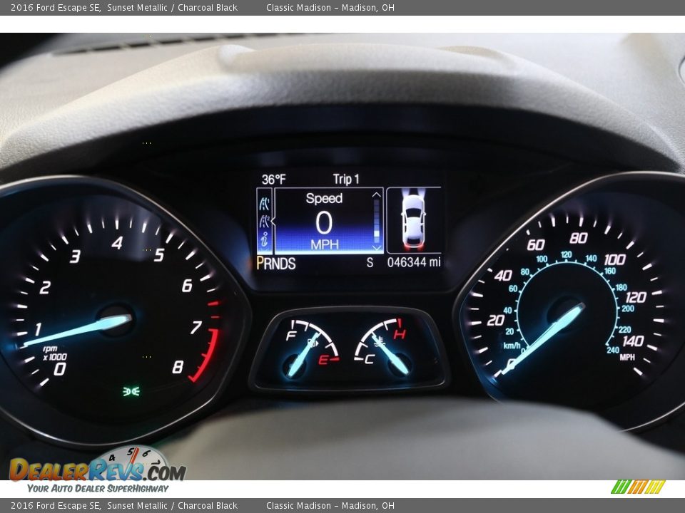 2016 Ford Escape SE Sunset Metallic / Charcoal Black Photo #9