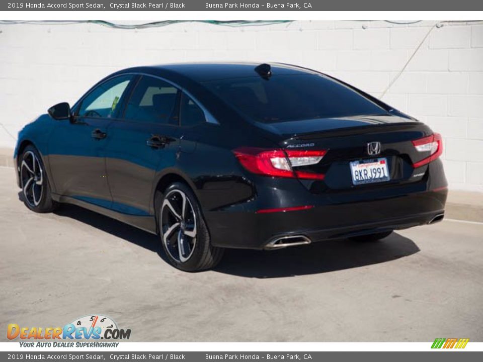 2019 Honda Accord Sport Sedan Crystal Black Pearl / Black Photo #2