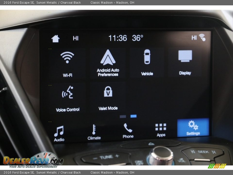 2016 Ford Escape SE Sunset Metallic / Charcoal Black Photo #15