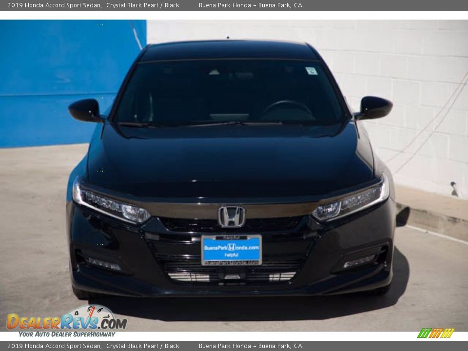 2019 Honda Accord Sport Sedan Crystal Black Pearl / Black Photo #7