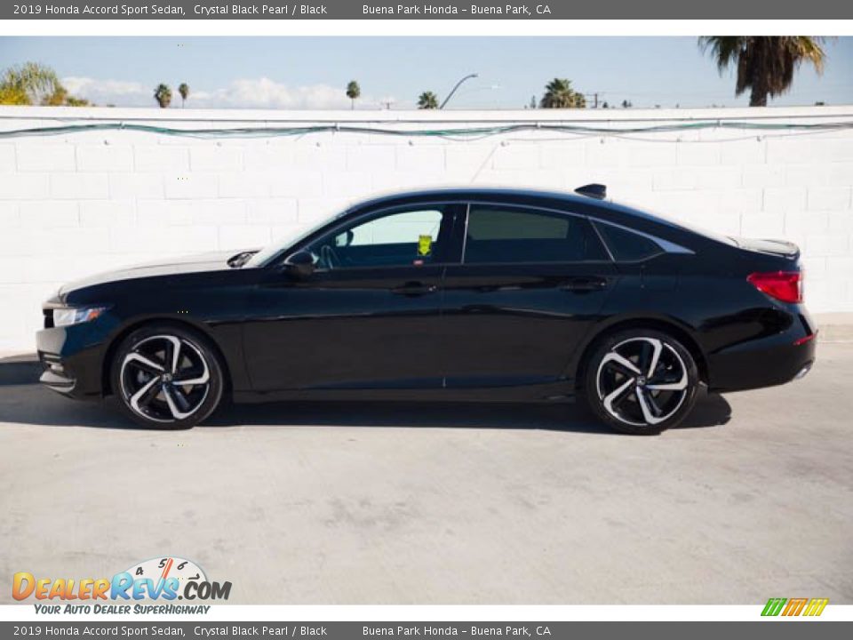 2019 Honda Accord Sport Sedan Crystal Black Pearl / Black Photo #8