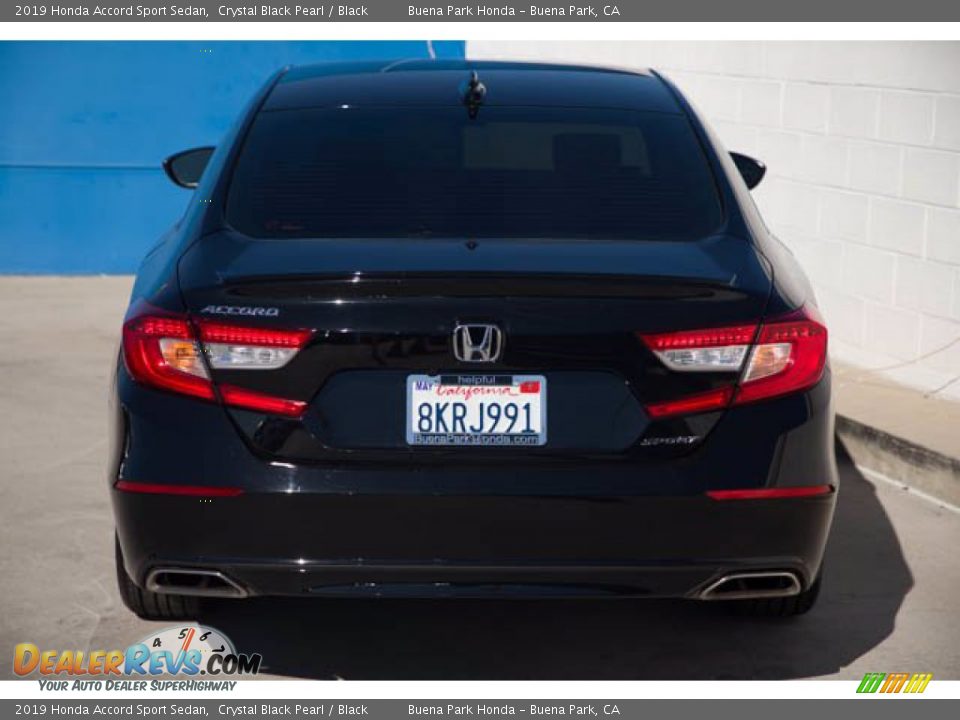 2019 Honda Accord Sport Sedan Crystal Black Pearl / Black Photo #9