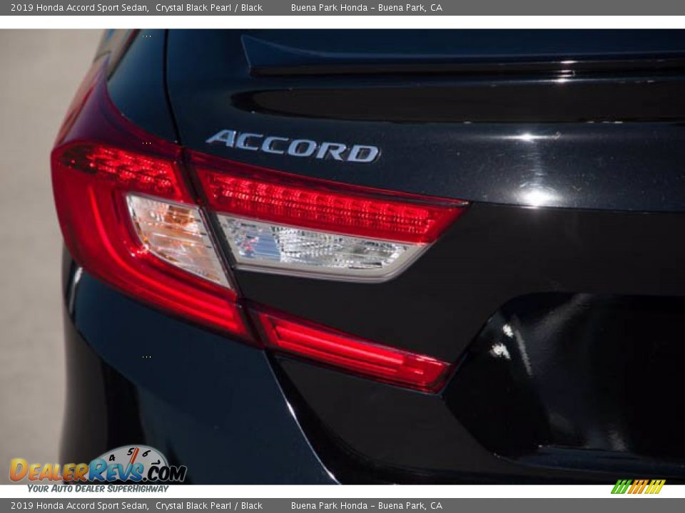 2019 Honda Accord Sport Sedan Crystal Black Pearl / Black Photo #10