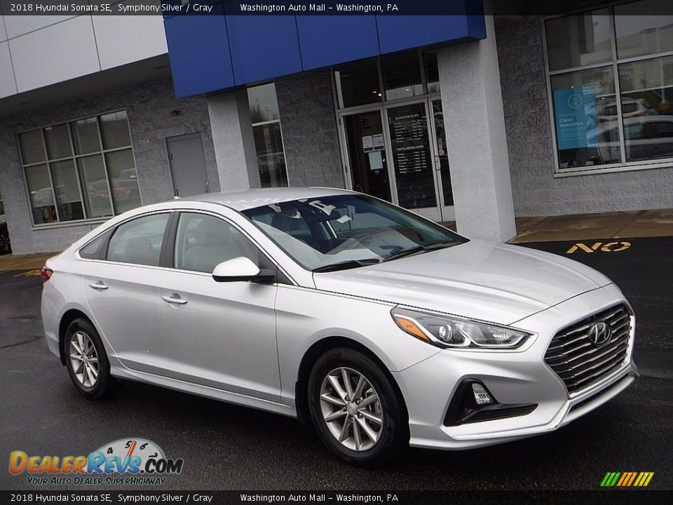 2018 Hyundai Sonata SE Symphony Silver / Gray Photo #1