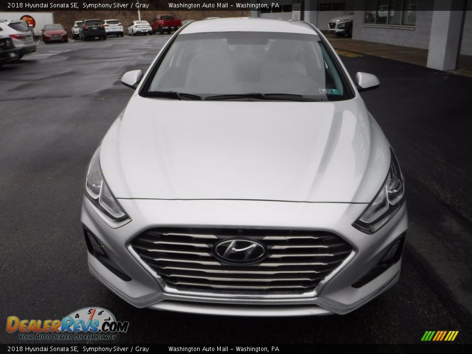 2018 Hyundai Sonata SE Symphony Silver / Gray Photo #4