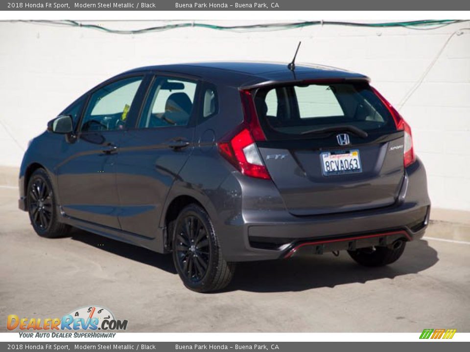 2018 Honda Fit Sport Modern Steel Metallic / Black Photo #2