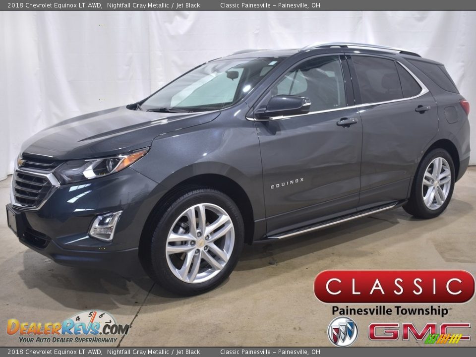 2018 Chevrolet Equinox LT AWD Nightfall Gray Metallic / Jet Black Photo #1