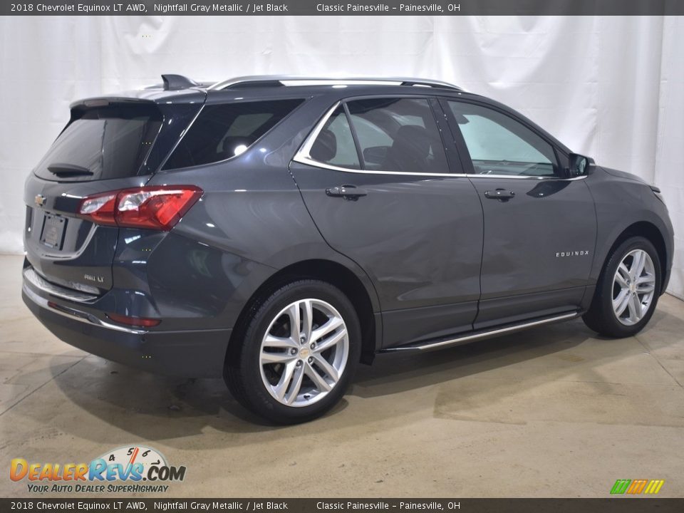 2018 Chevrolet Equinox LT AWD Nightfall Gray Metallic / Jet Black Photo #2