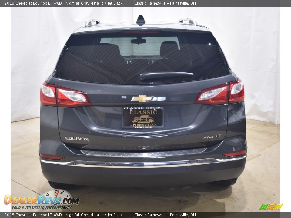 2018 Chevrolet Equinox LT AWD Nightfall Gray Metallic / Jet Black Photo #3