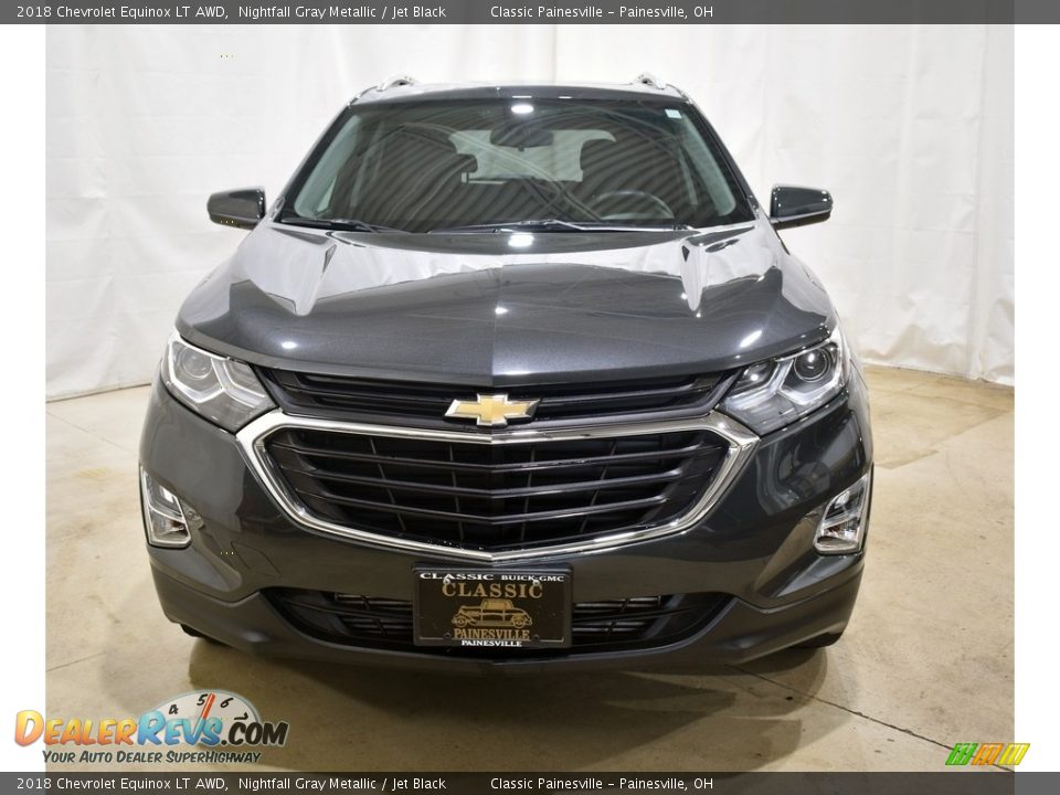 2018 Chevrolet Equinox LT AWD Nightfall Gray Metallic / Jet Black Photo #4