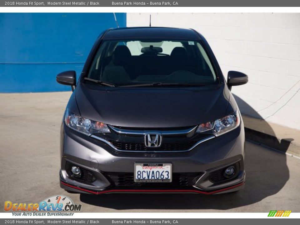 2018 Honda Fit Sport Modern Steel Metallic / Black Photo #7