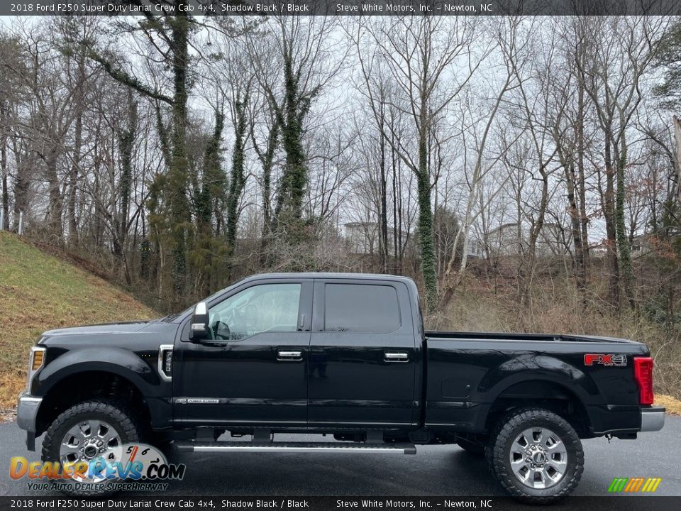 2018 Ford F250 Super Duty Lariat Crew Cab 4x4 Shadow Black / Black Photo #1