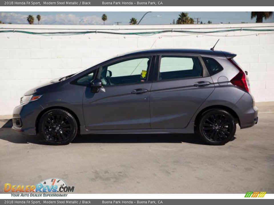 2018 Honda Fit Sport Modern Steel Metallic / Black Photo #8