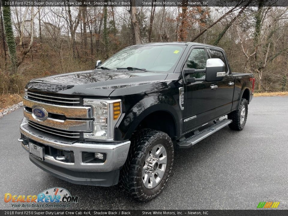 2018 Ford F250 Super Duty Lariat Crew Cab 4x4 Shadow Black / Black Photo #2