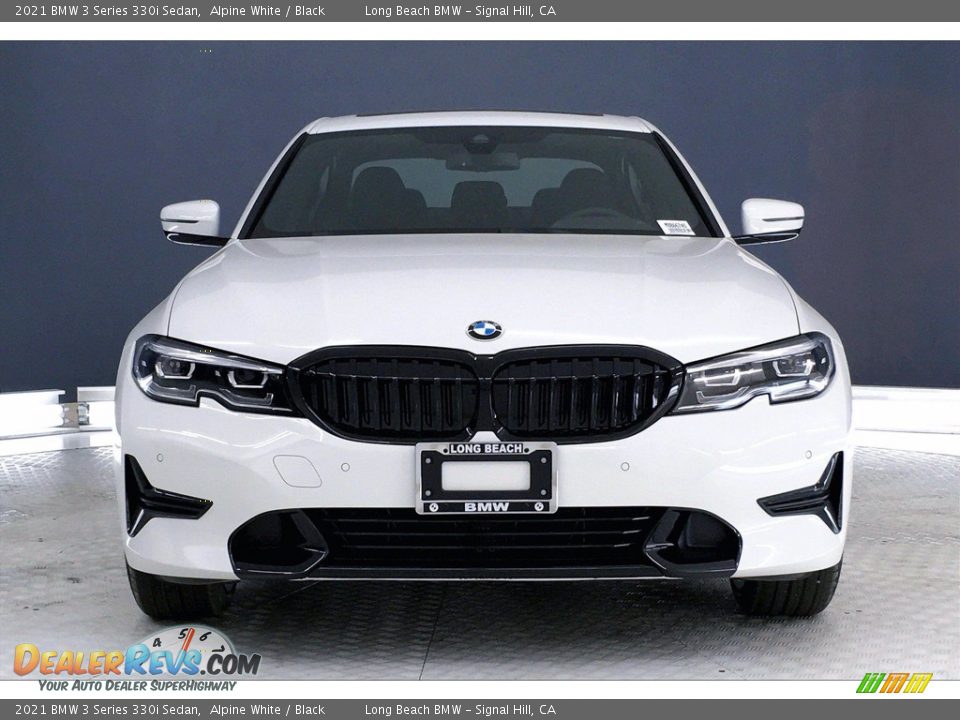 2021 BMW 3 Series 330i Sedan Alpine White / Black Photo #2