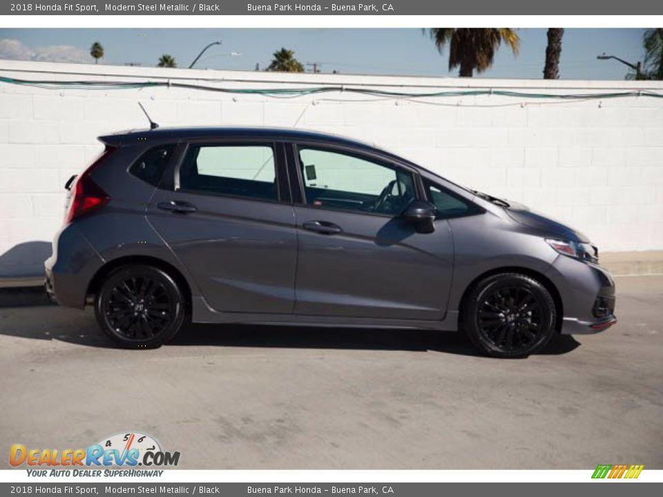 2018 Honda Fit Sport Modern Steel Metallic / Black Photo #10