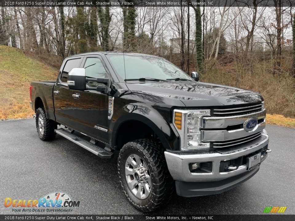 2018 Ford F250 Super Duty Lariat Crew Cab 4x4 Shadow Black / Black Photo #4