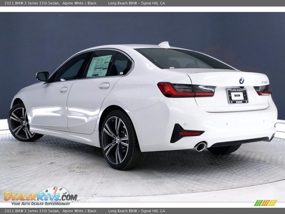 2021 BMW 3 Series 330i Sedan Alpine White / Black Photo #3