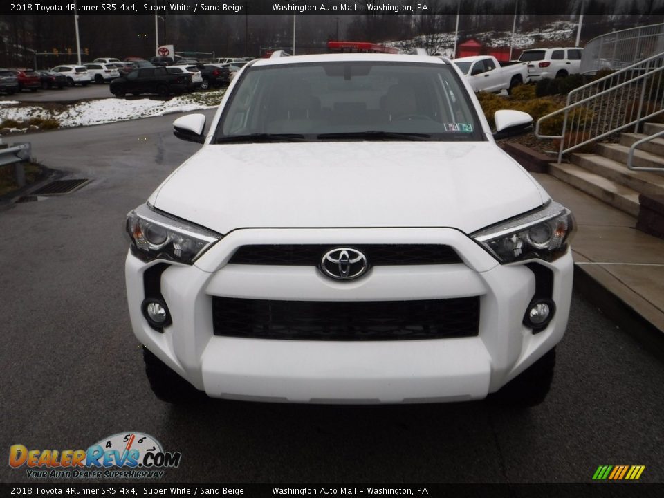 2018 Toyota 4Runner SR5 4x4 Super White / Sand Beige Photo #12