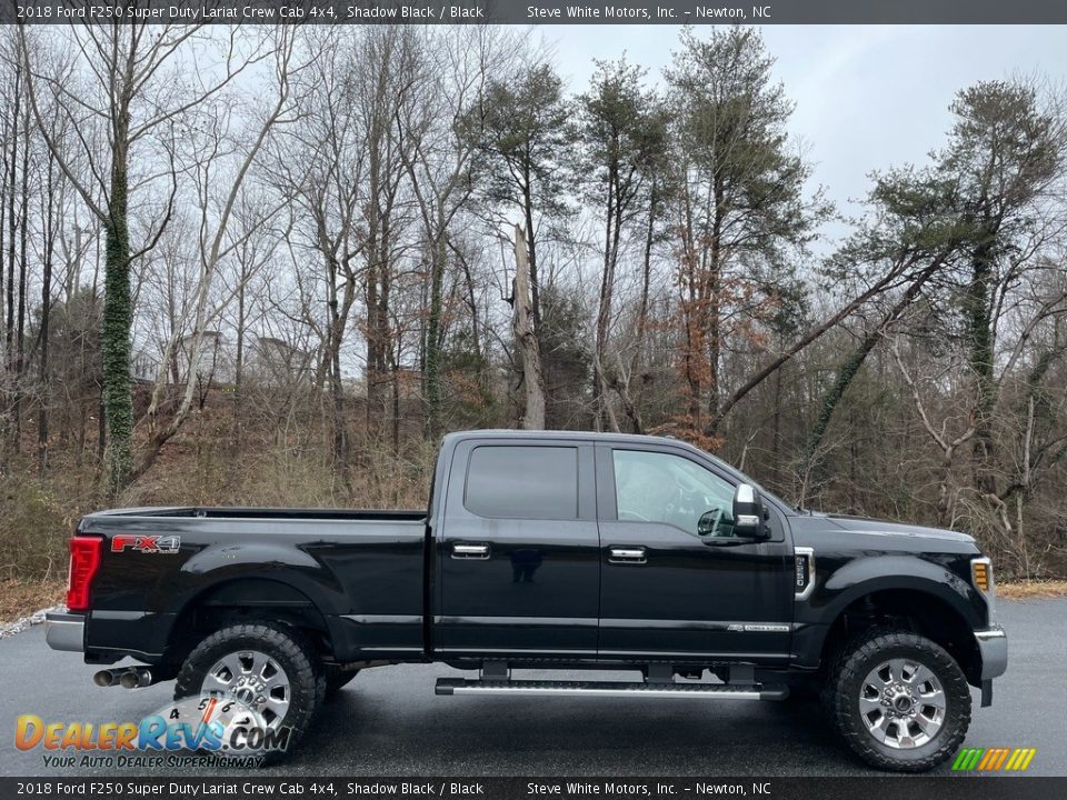 2018 Ford F250 Super Duty Lariat Crew Cab 4x4 Shadow Black / Black Photo #5