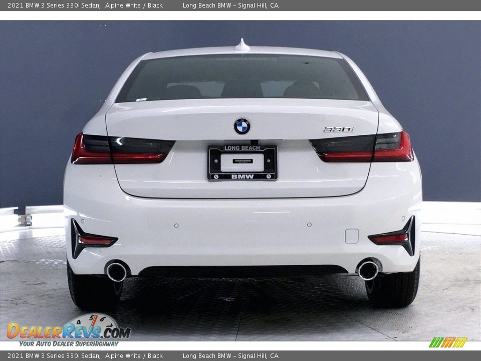 2021 BMW 3 Series 330i Sedan Alpine White / Black Photo #4