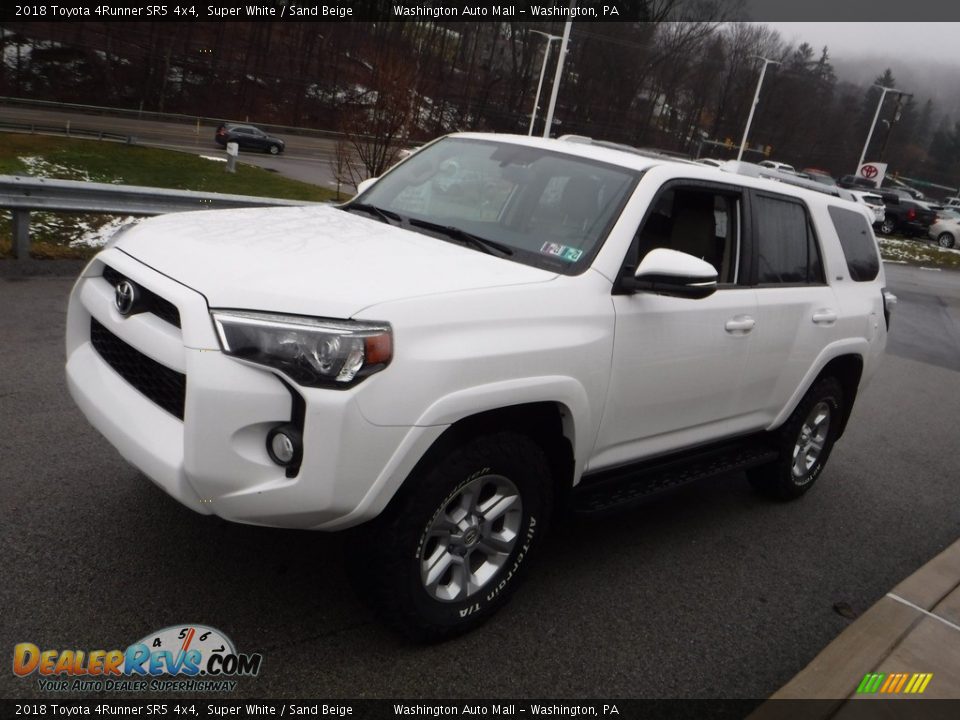 2018 Toyota 4Runner SR5 4x4 Super White / Sand Beige Photo #13