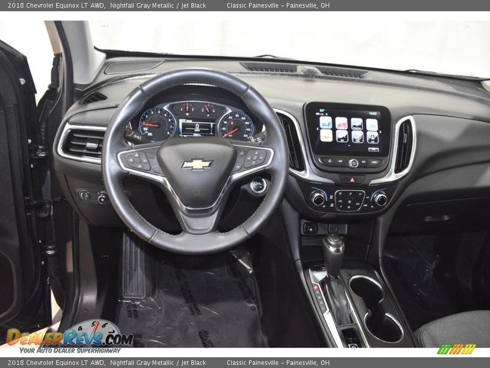 2018 Chevrolet Equinox LT AWD Nightfall Gray Metallic / Jet Black Photo #13