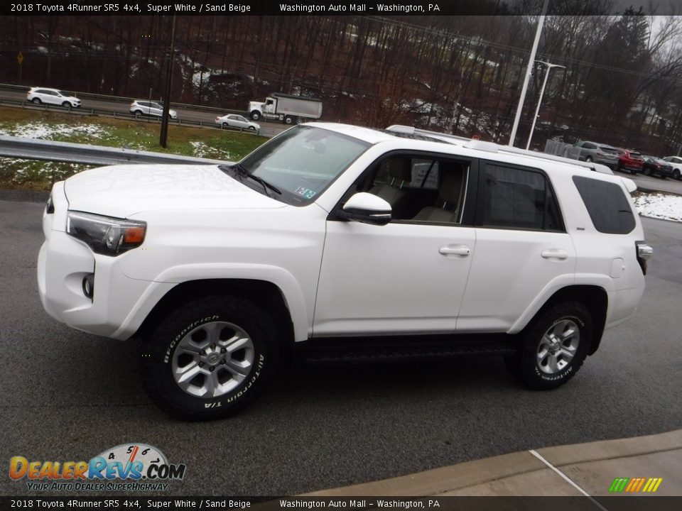 2018 Toyota 4Runner SR5 4x4 Super White / Sand Beige Photo #14