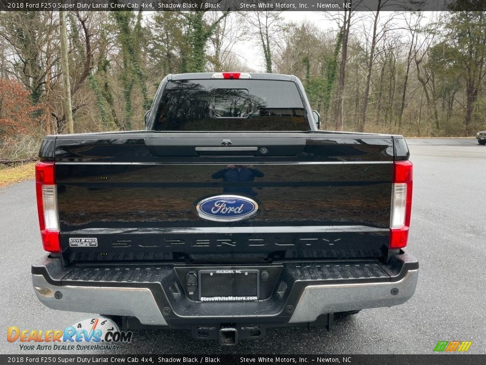 2018 Ford F250 Super Duty Lariat Crew Cab 4x4 Shadow Black / Black Photo #7