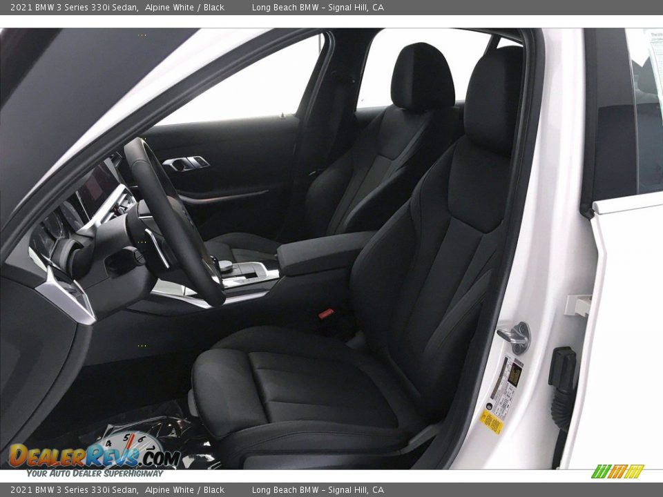 2021 BMW 3 Series 330i Sedan Alpine White / Black Photo #9