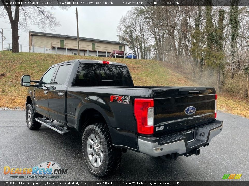 2018 Ford F250 Super Duty Lariat Crew Cab 4x4 Shadow Black / Black Photo #11