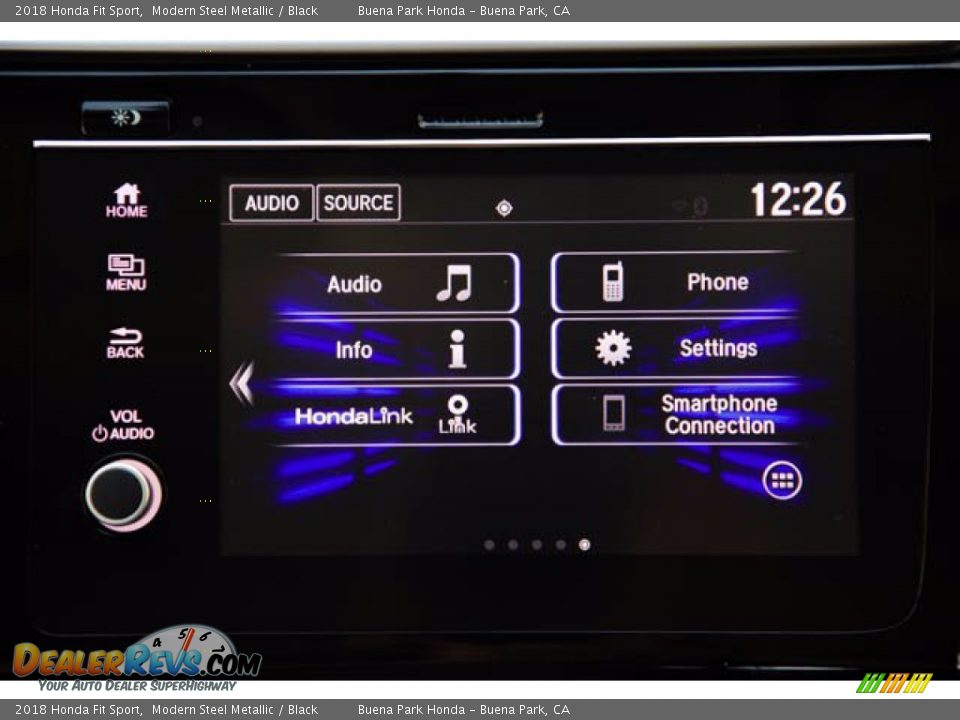 2018 Honda Fit Sport Modern Steel Metallic / Black Photo #20