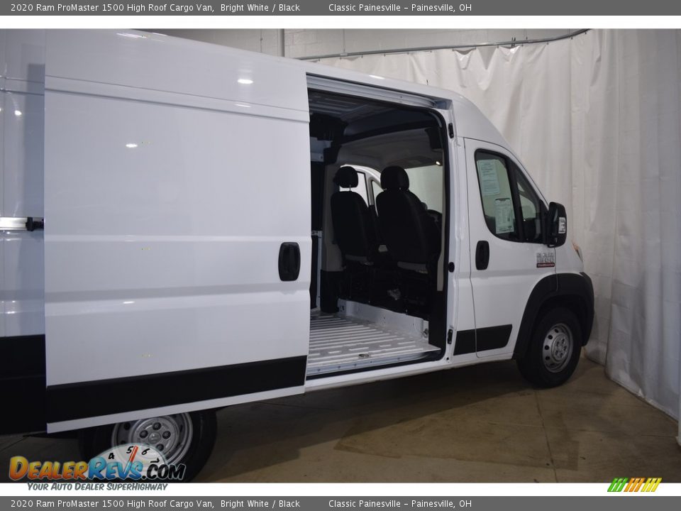 2020 Ram ProMaster 1500 High Roof Cargo Van Bright White / Black Photo #8