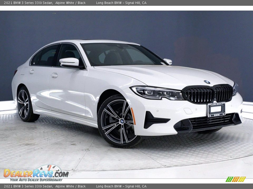 2021 BMW 3 Series 330i Sedan Alpine White / Black Photo #17