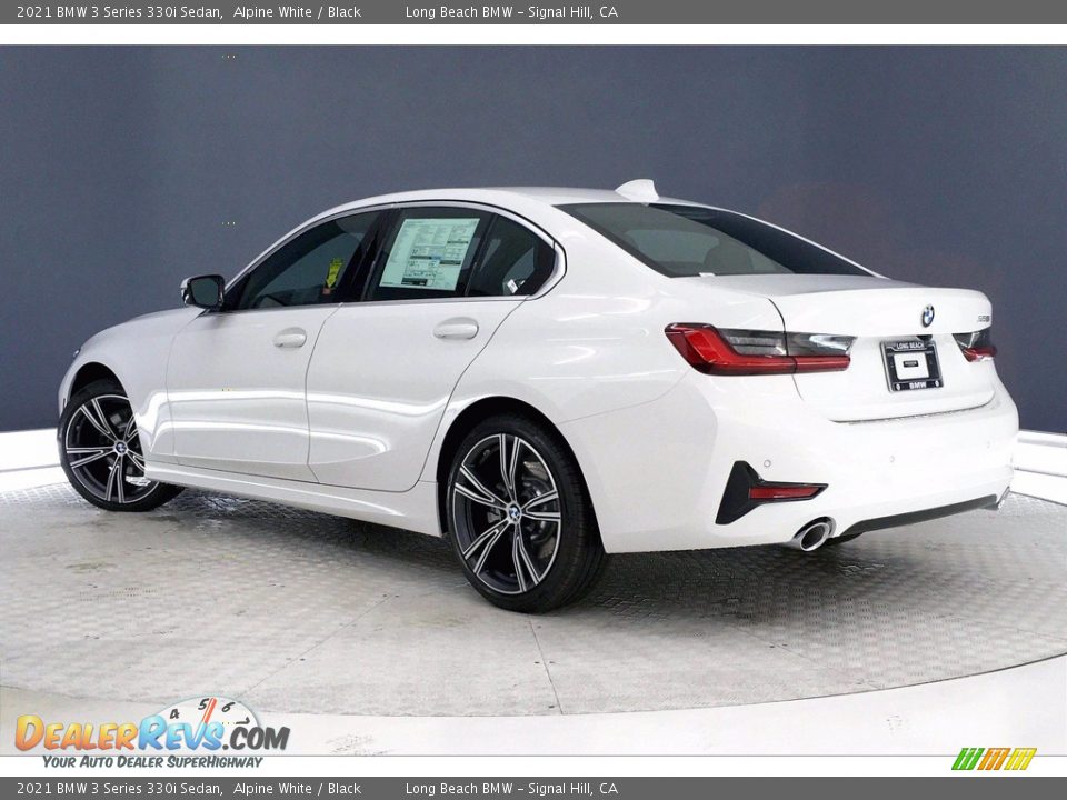 2021 BMW 3 Series 330i Sedan Alpine White / Black Photo #3