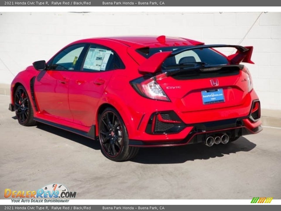 2021 Honda Civic Type R Rallye Red / Black/Red Photo #2