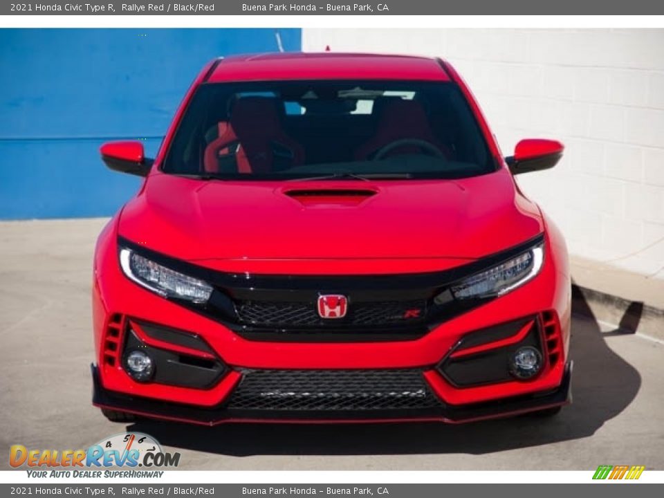 2021 Honda Civic Type R Rallye Red / Black/Red Photo #3