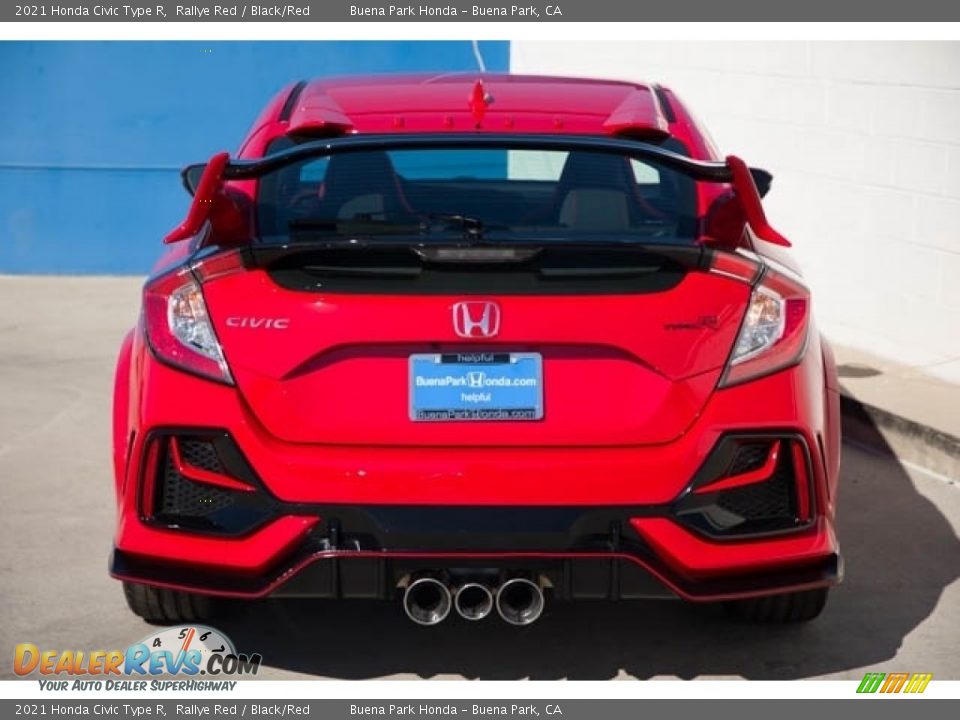 2021 Honda Civic Type R Rallye Red / Black/Red Photo #6