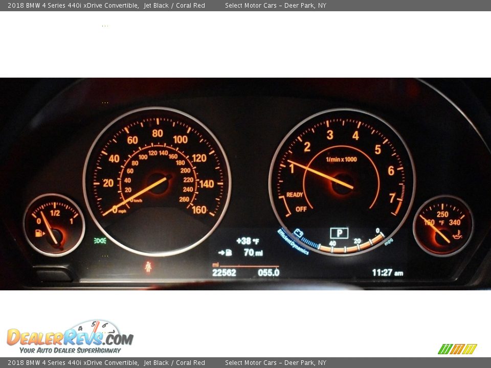 2018 BMW 4 Series 440i xDrive Convertible Gauges Photo #25