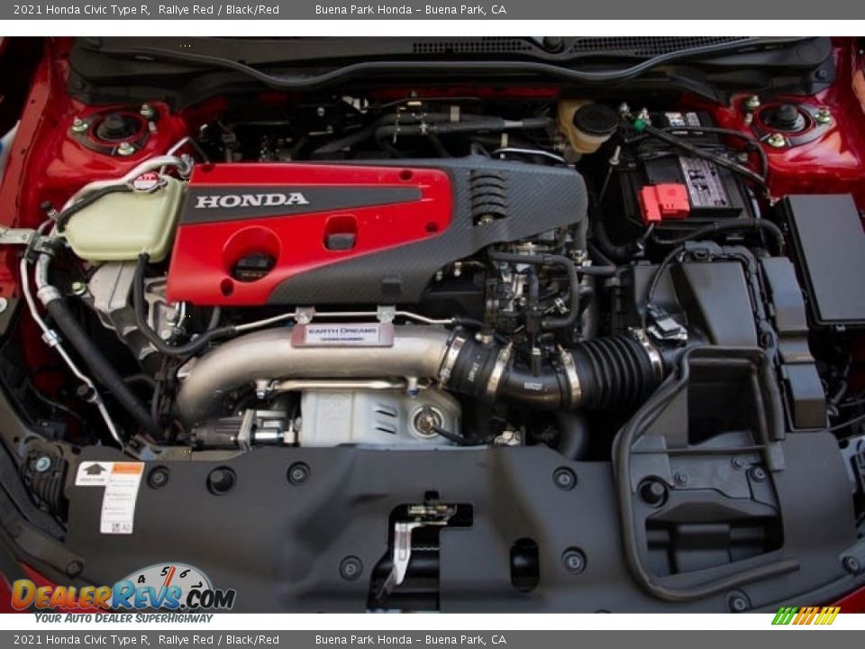 2021 Honda Civic Type R 2.0 Liter Turbocharged DOHC 16-Valve i-VTEC 4 Cylinder Engine Photo #12
