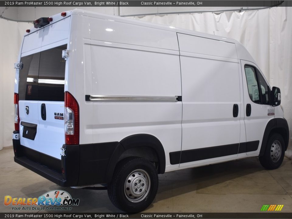 2019 Ram ProMaster 1500 High Roof Cargo Van Bright White / Black Photo #2