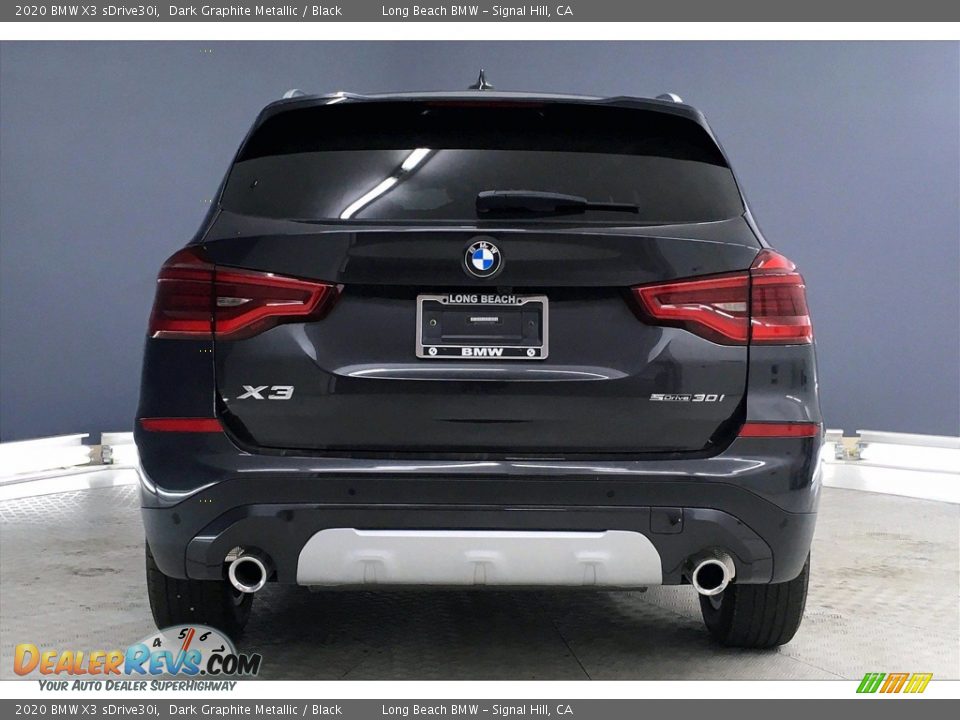 2020 BMW X3 sDrive30i Dark Graphite Metallic / Black Photo #4