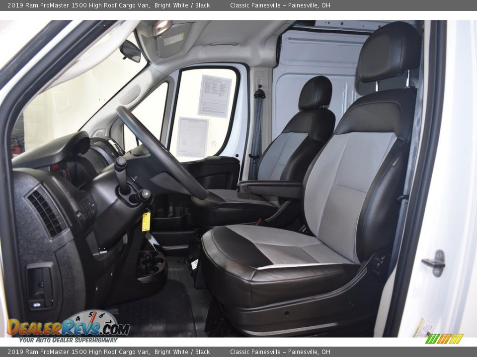 2019 Ram ProMaster 1500 High Roof Cargo Van Bright White / Black Photo #6