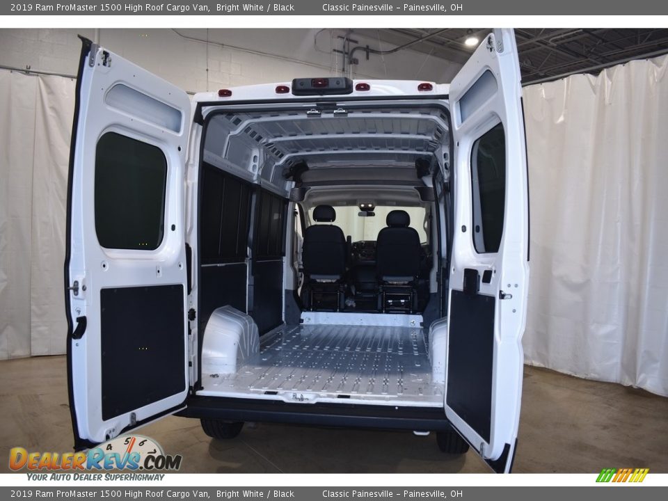 2019 Ram ProMaster 1500 High Roof Cargo Van Bright White / Black Photo #7