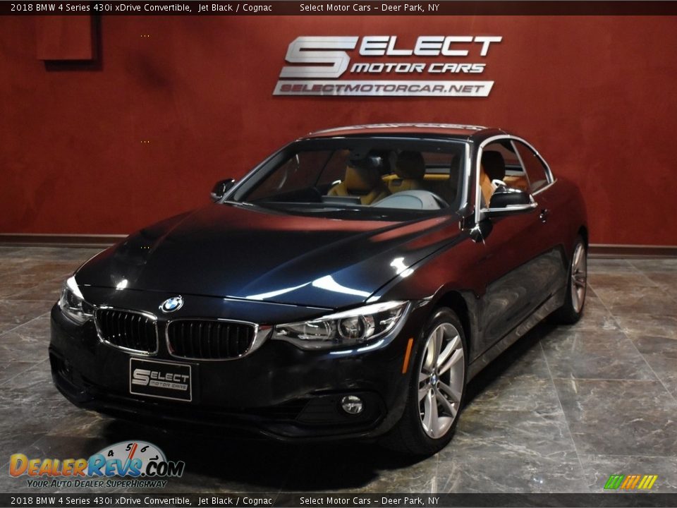 2018 BMW 4 Series 430i xDrive Convertible Jet Black / Cognac Photo #6