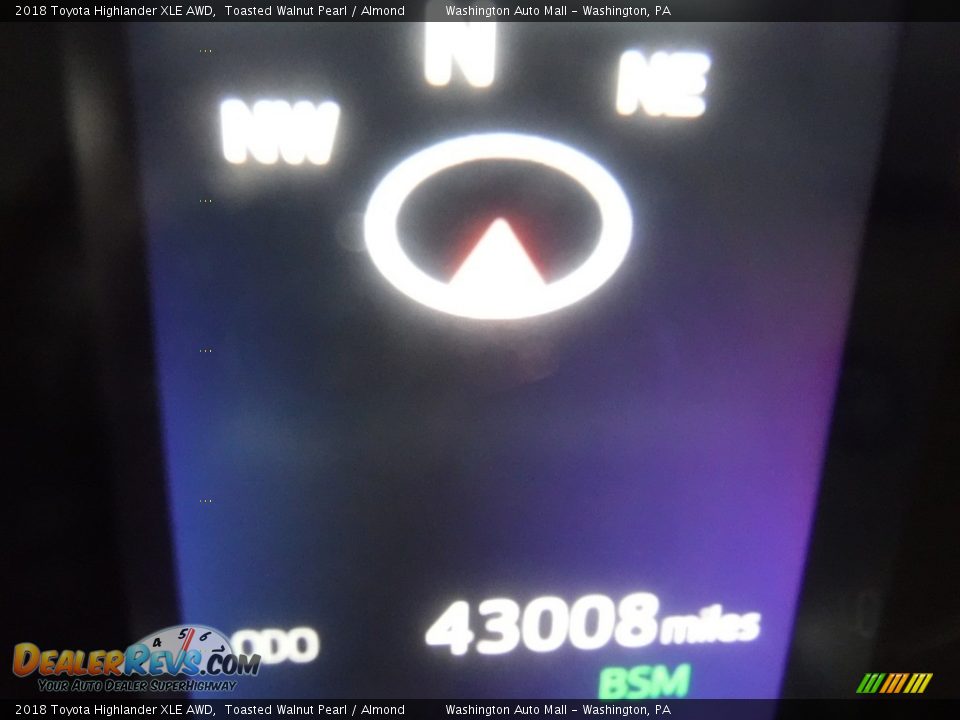 2018 Toyota Highlander XLE AWD Toasted Walnut Pearl / Almond Photo #32