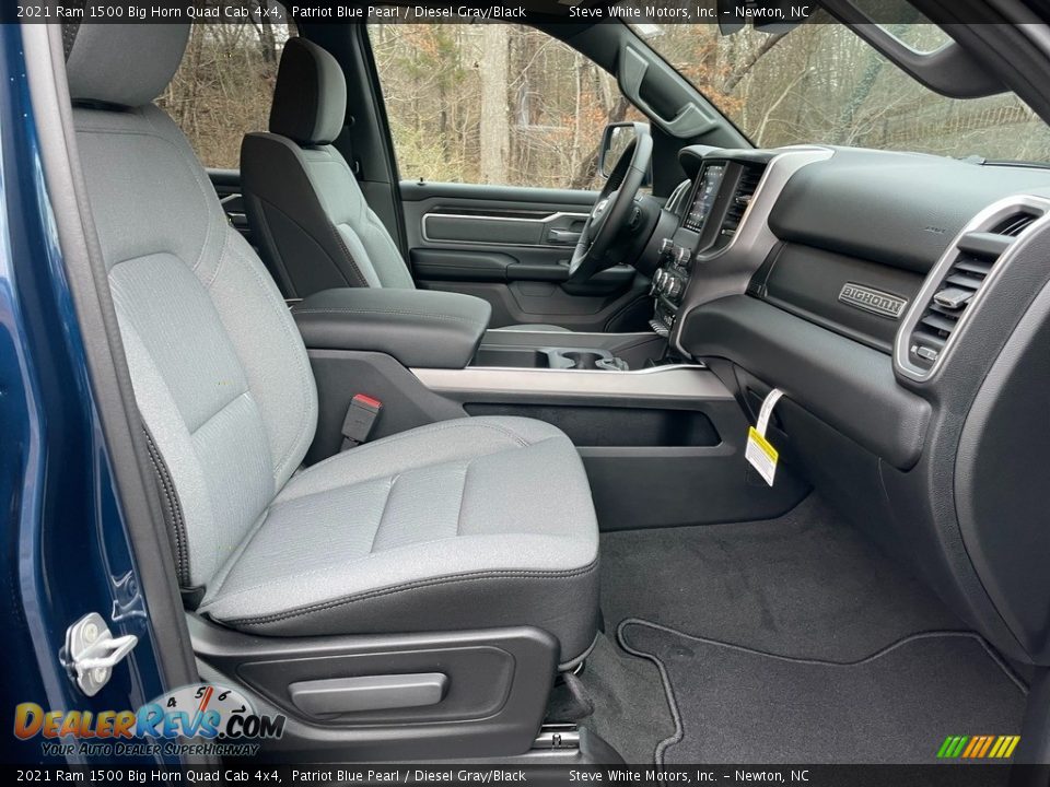 Front Seat of 2021 Ram 1500 Big Horn Quad Cab 4x4 Photo #17