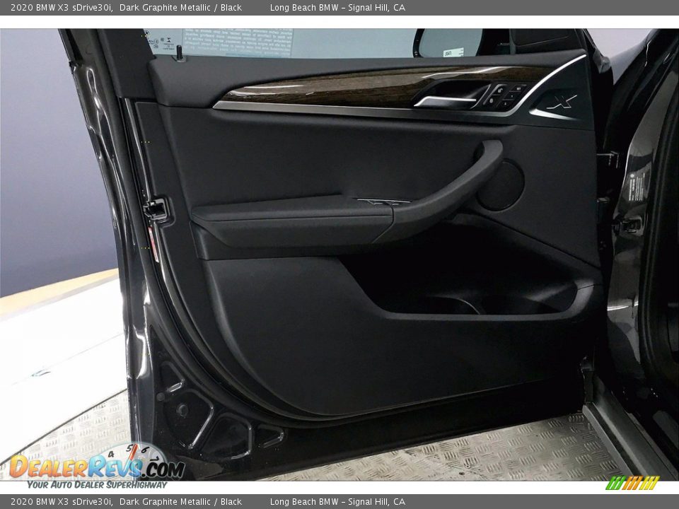 2020 BMW X3 sDrive30i Dark Graphite Metallic / Black Photo #13