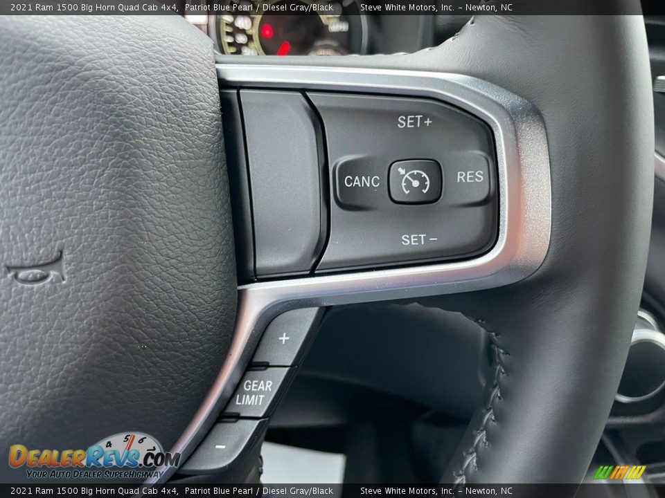 2021 Ram 1500 Big Horn Quad Cab 4x4 Steering Wheel Photo #20